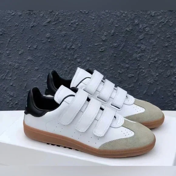 ISABEL MARANT Beth Black Leather Sneakers size 41 - Picture 10 of 10